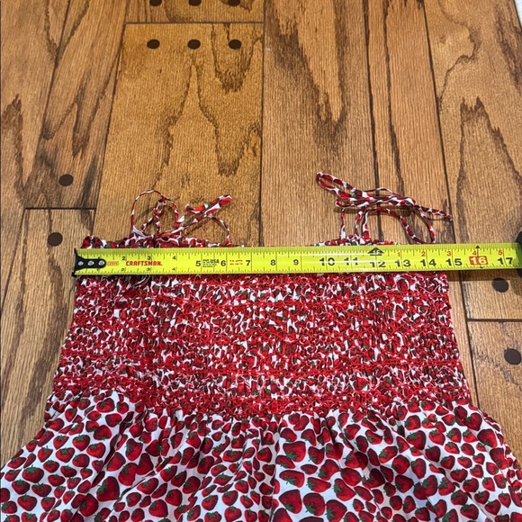 J. Crew Paloma dress in strawberry swirl cotton poplin Midi Size Medium - Picture 8 of 9